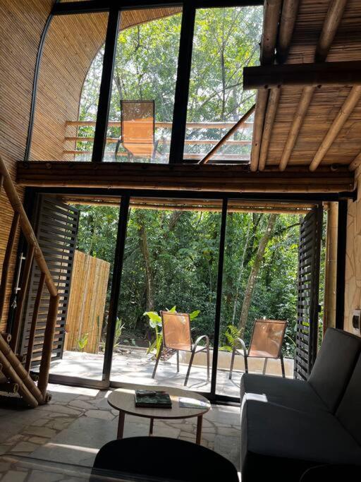 Cabana De Bambu En La Selva Palenque Exterior foto